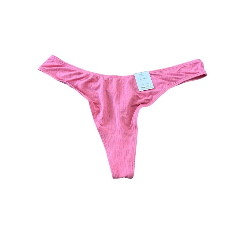 NWT Auden Modal Blend Pink Thong XL (16) - Picture 2 of 5